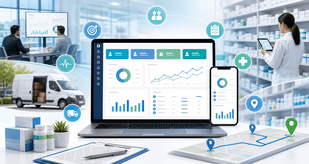 برنامج إدارة عملاء الصيدلية Pharmaceutical CRM